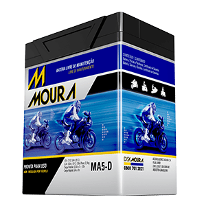Bateria Moura moto 12 amp