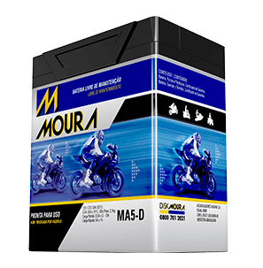 Bateria Moura moto 6 amp